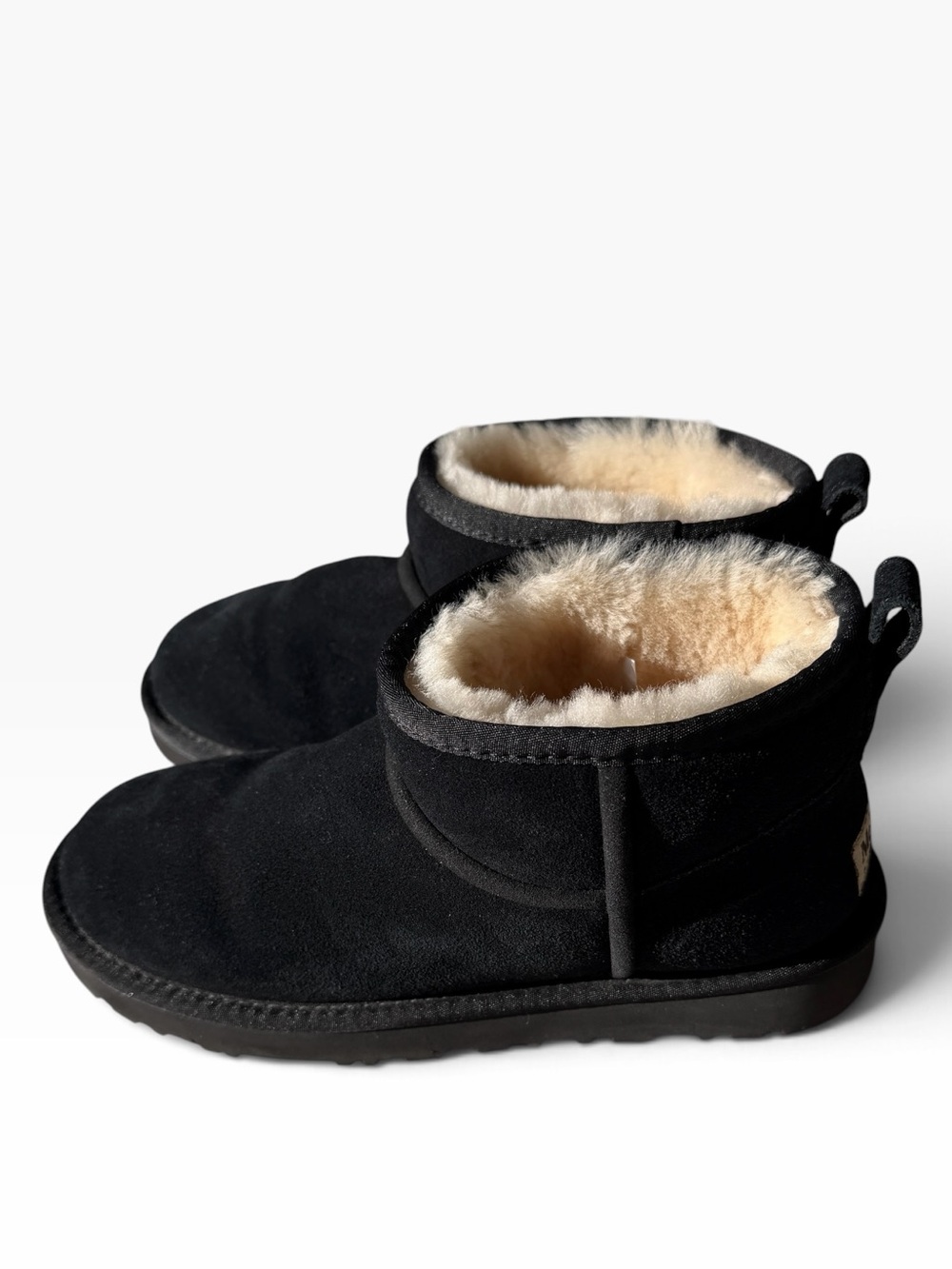 MelSyd Australian Sheepskin Boots Women’s Black 100% Sheepskin size 7